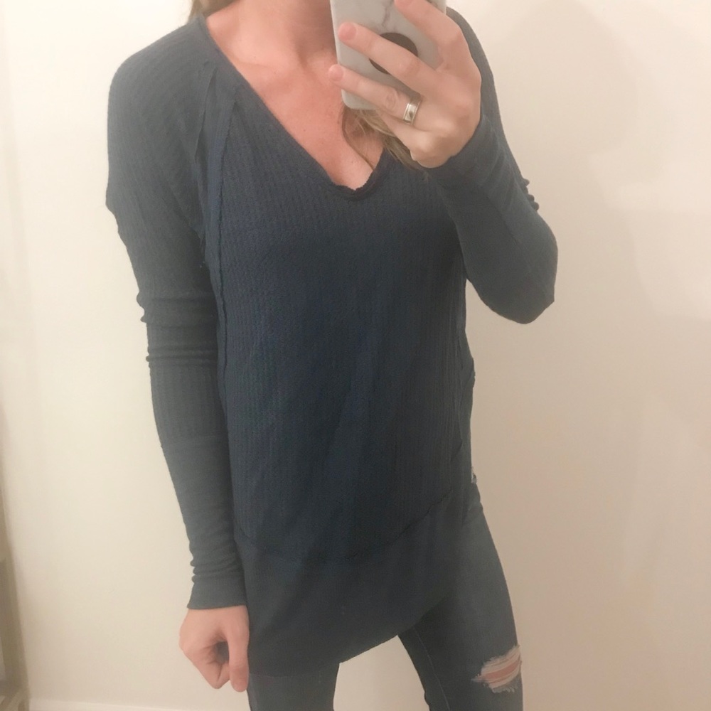 Free People thermal tee